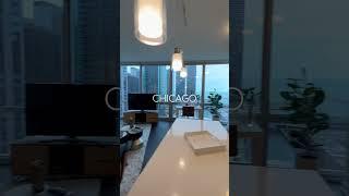 Downtown Chicago 1 bed apartment tour in Streeterville! #shorts #chicago