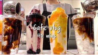 (Eng)Cafe vlog collection of 40minutes/ 40mins cafe vlog