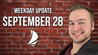 Weekday Update - September 28 // Spinnaker TV