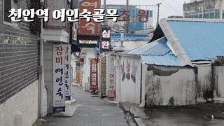 괜시리 아련해지는 천안역 여인숙 골목길. 천안시 여인숙. 골목여행. Korea street. korea walk.