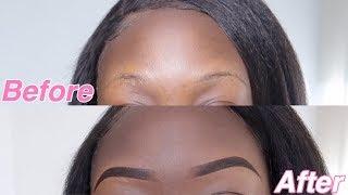 Easy *CHEAP* Eyebrow Tutorial (In Depth!) || QueenKee