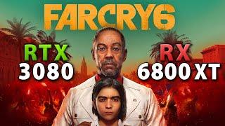 Far Cry 6 // RTX 3080 vs RX 6800 XT | 1440p, 4K