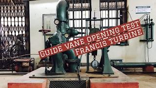 Best Guide vane opening Francis Turbine Lab Test : Fm lab experiments