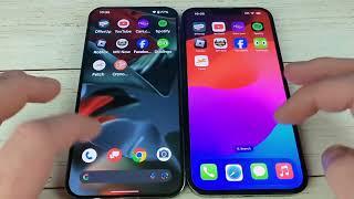 Google Pixel 9 Pro XL Vs iPhone 13 Pro Max Speed Test Comparison