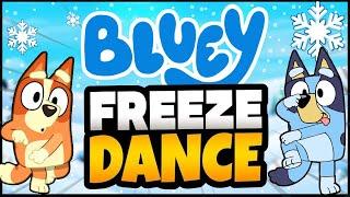 ️Bluey - Freeze Dance ️| Winter Brain Breaks For Kids | Just Dance | Floor Is Lava | Danny Go !