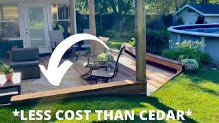 Deck Bench: Money Saving 1 hour DIY Wood Outdoor Seat