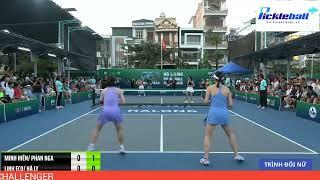 CHUNG KẾT ĐÔI NỮ: Minh Hiền/ Phan Nga vs Linh Eco/ Hà Ly - HẠ LONG  PICKKEBALL CHALLENGER 2024