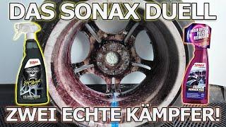 Der neue SONAX Felgenreiniger Xtreme PLUS Max Effect vs. SONAX Felgenbeast Felgenreiniger Vergleich