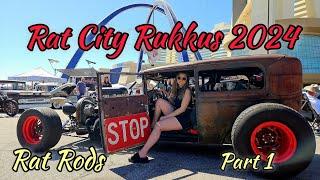 Rat City Rukkus 2024 Rat Rod & Hot Rod Show Part #1 #ratrod #hotrod #carshow #motorsport #car