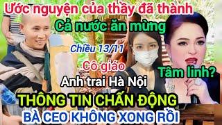 DƯ LUẬN ĂN MỪNG vì Sư Minh Tuệ đã...chia buồn Bà Ceo không xong rồi