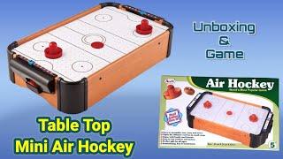 Table Top Mini Air Hockey - Unboxing & Game | Indoor Fun Game For All | Super Sanu Show