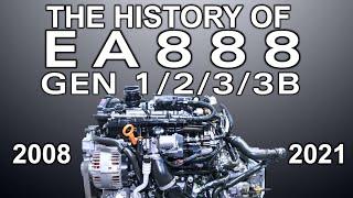 VW Audi EA888 Gen 1, 2, 3, 3B TSI TFSI Engine Problems Comparison Review 2008-2021