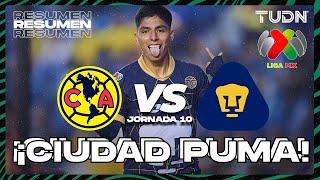 HIGHLIGHTS | América vs Pumas | Liga Mx -AP2024 - J10 | TUDN