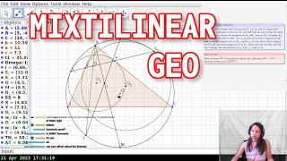 EGMO 2023/6: MIXTILINEAR GEO except not really