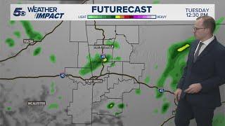 Latest Weather | Tracking scattered showers, cloudy weather