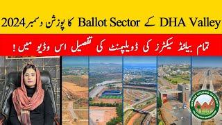 DHA Valley Ballot Sectors Position December 2024 | Latest Development Details | Urwa Marketing