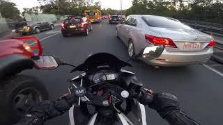 Brisbane Motorbike Commute - Milton Rd + M5 Centenary Outbound