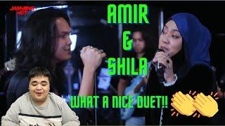 Amir Masdi & Shila Amzah - Baldu Biru | REACTION