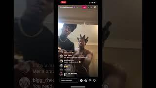 Orlando Rapper KickkOne on Live Dissing  Glokk9ine dead friend BabyJoker 🃏#Kickkone #FL #AFNF 