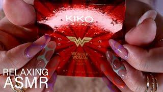 ASMR KIKO Make-up Haul ( soft spoken, tapping, scratching)