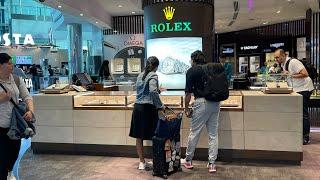 Rolex Tudor Omega Watch Shopping Dubai Airport 2024 - Submariner any steel sports? Bond & Moonwatch