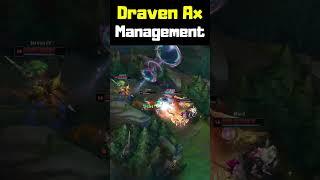 Draven Ax Management - League of Legends #shorts