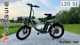 ENGWE L20 SE - the Best Folding Cargo Electric Bike ( 120 km Autonomy and 38 km/h Top Speed )