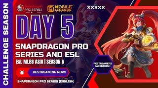 WATCH PARTY‼️ [ENG] AP Mobile Legends: Bang Bang| SPS Challenge Season | S6 Day 5