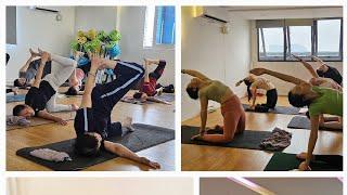 Hatha Poorna yoga class [4k Ultra video]#OptimisticSpirit #BasicYoga #YogaForAll #YogaForMenAndWomen