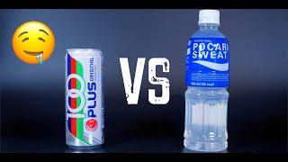 100 Plus vs Pocari Sweat - Isotonic drink Taste Test