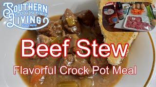 Beef Stew Flavorful Crock Pot Meal