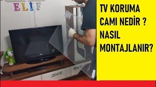 Televizyon ekran koruyucu,tv Ekran Koruyucu,koruma paneli,televizyon koruma camı,tv camı