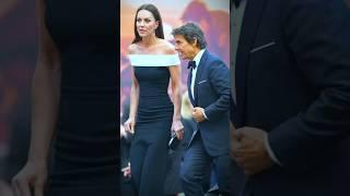 Tom Cruise welcoming Prince William & Catherine at Top Gun: Maverick premiere in London