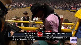 Jess Pope vs Gunfire | 90 pts | 2024 NFR Round 5