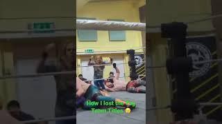 How I lost the Tag Team Titles #wrestling #professionalwrestling #britwres #wwe #houseofpain