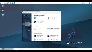 Quick Look at Mageia Control Center - System