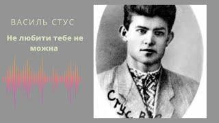 Василь Стус "Не любити тебе не можна". Вірші про кохання