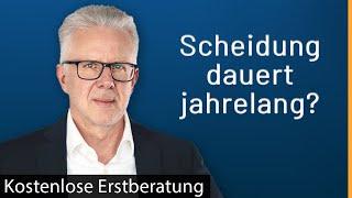 Wie lange dauert ein Scheidungsverfahren?