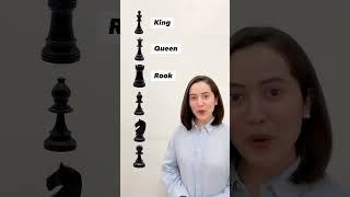 Chess pieces in English 