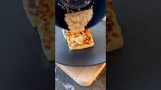 Cheese lovers recipe - halloumi, sesame & honey