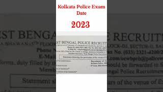 kolkata police preliminary exam date || kp constable preliminary exam date 2023