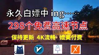 24年9月29日-4顺丰资源免费科学上网298个节点meta翻墙8K视频4K，超机场VPN，Windows/mac/安卓ios、Vless小火箭Vmess小飞机Clash、V2ray、winXray