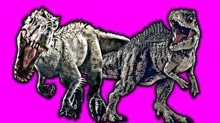 Indominus Rex and Giganotosaurus JURASSIC WORLD: DOMINATING - LHUGUENY