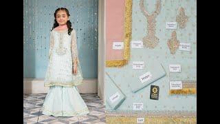 Kapray Wala Kids Formal/Wedding Collection- Smokey Green