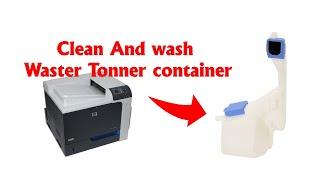 Save Money: How to Clean and Wash the Waste Toner Container in HP Printers (No Need to Buy New)