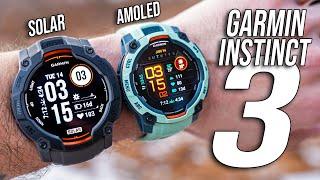 Garmin Instinct 3 zum Anfassen! – AMOLED, Taschenlampen und MEHR AKKU!