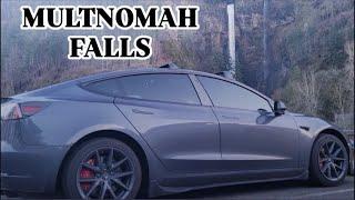 Tesla Autopilot | Road Trip | Multnomah Falls Oregon | A Beautiful Journey