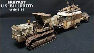 U.S. Armoured Bulldozer for my Ice Age 1947 Diorama