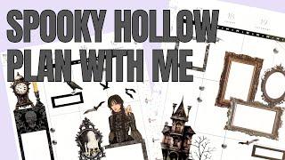 Spooky Hollow Plan With Me | Rongrong Halloween Sticker Book | Classic Plan With Me