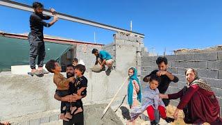 Helping Alisaleh: Wall Building and Haircut in the Nomadic Family nomadic